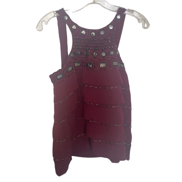 Pinko Top Burgundy - Picture 1 of 6